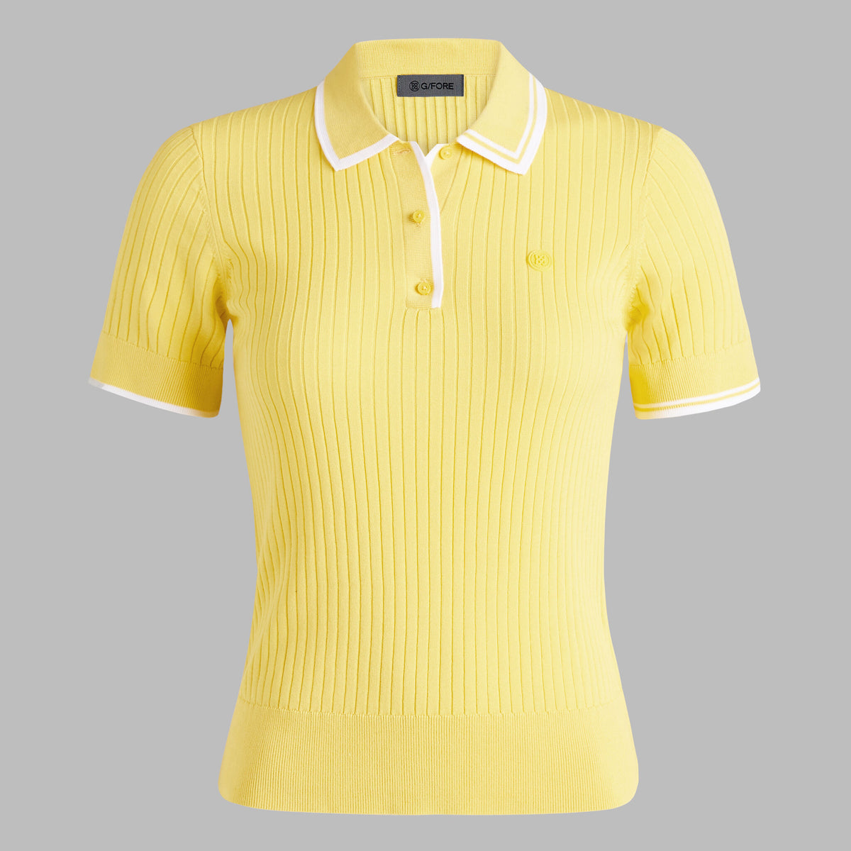 RIBBED KNIT SWEATER POLO | G/FORE Discount