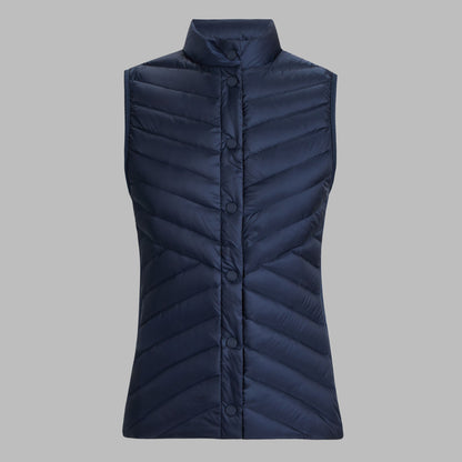 V-DOWN QUILTED STRETCH TECH INTERLOCK VEST | G/FORE New
