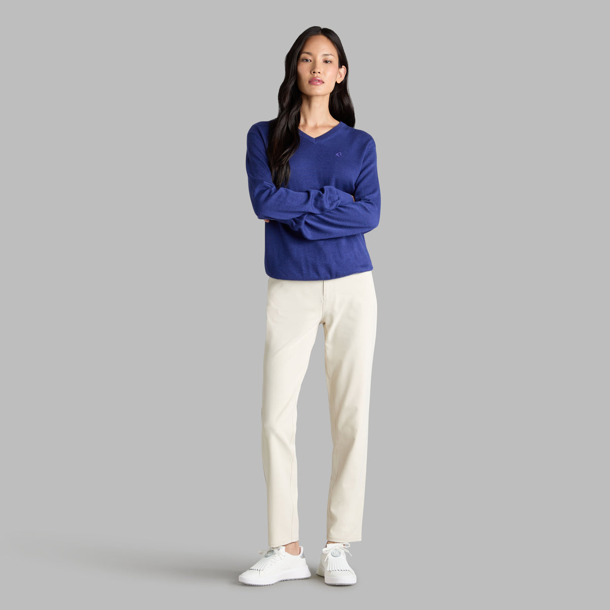 G SCRIBE VERSE V NECK CASHMERE SWEATER | G/FORE Near me