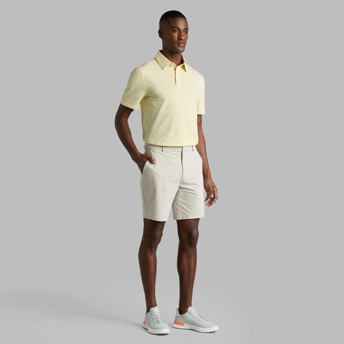 ALL PLAY STRIPE STRETCH KNIT POLO | G/FORE On sale