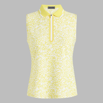 SCRIBBLE TECH PIQUÉ SLEEVELESS POLO | G/FORE US