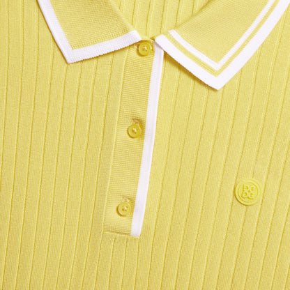 RIBBED KNIT SWEATER POLO | G/FORE