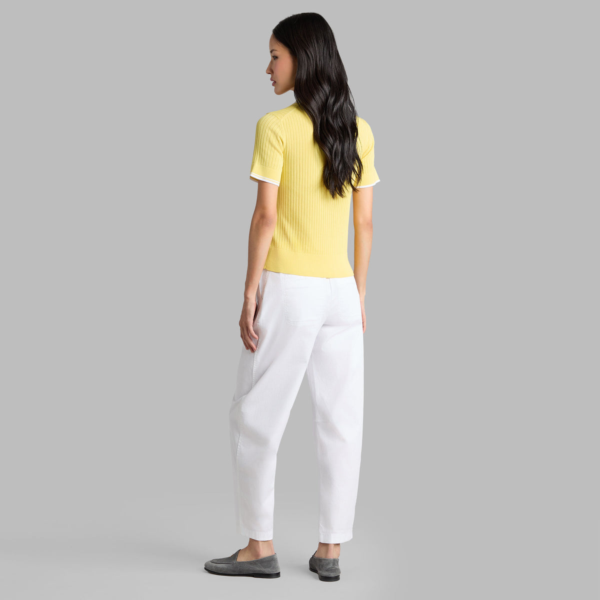 RIBBED KNIT SWEATER POLO | G/FORE
