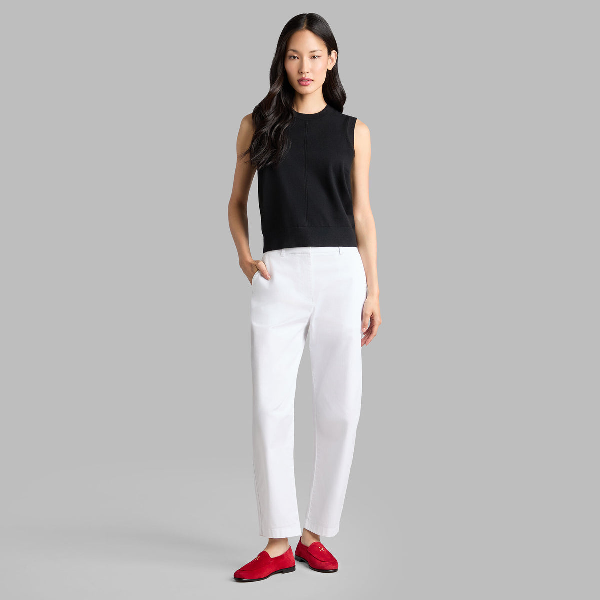 LTD RELEASE STRETCH COTTON GABARDINE BARREL LEG TROUSER | G/FORE Online