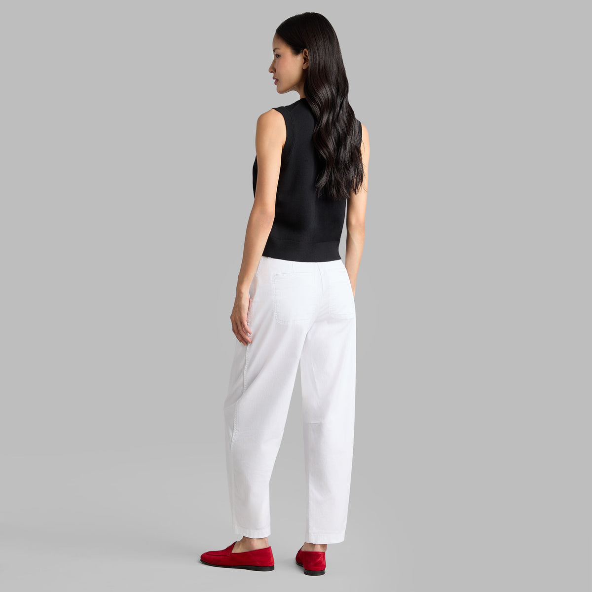 LTD RELEASE STRETCH COTTON GABARDINE BARREL LEG TROUSER | G/FORE Online