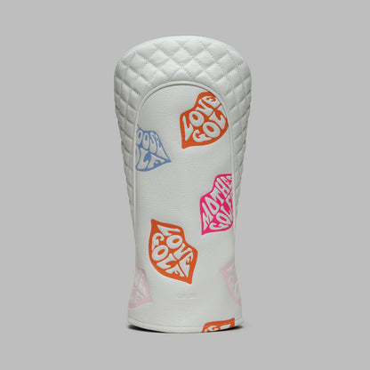 EMBOSSED LOVE G LEATHER DRIVER HEADCOVER | G/FORE On sale