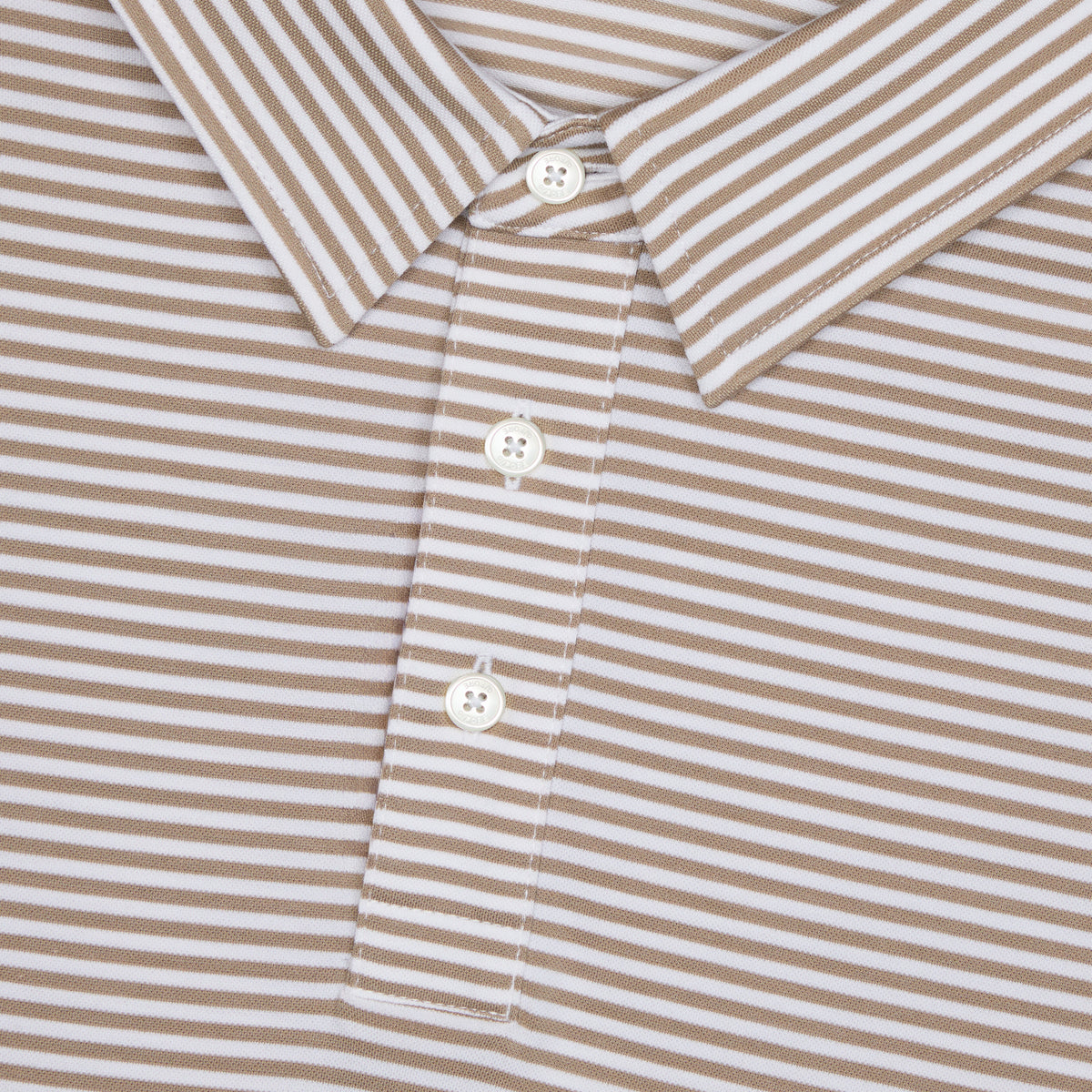 ALL PLAY STRIPE STRETCH KNIT POLO | G/FORE On sale