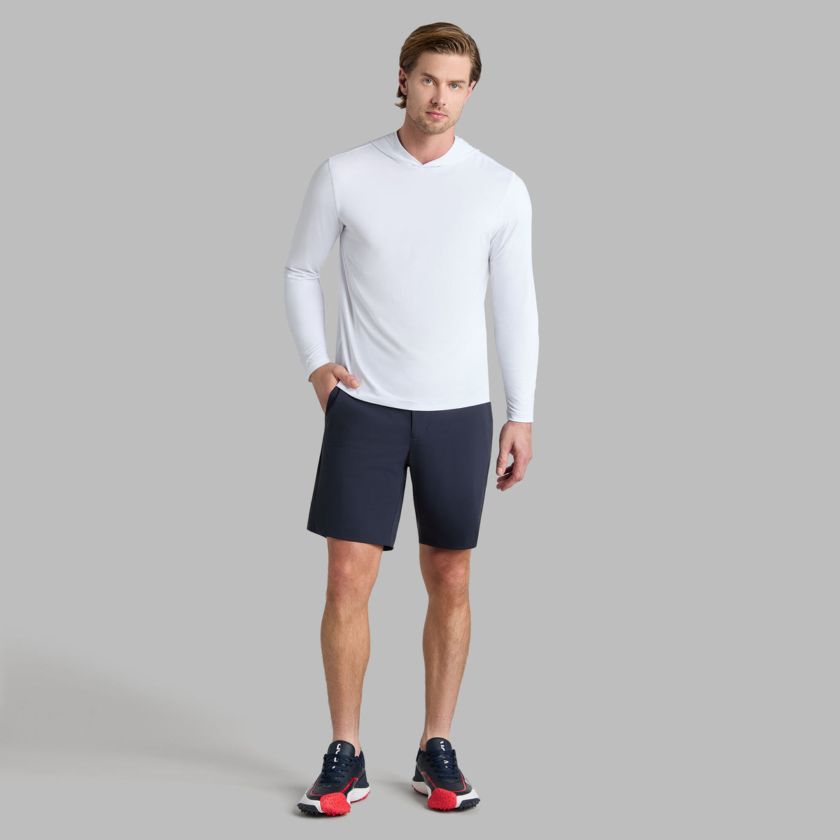 MÉLANGE ICE NYLON HOODIE |PULLOVERS & QUARTER-ZIPS |G/FORE | G/FORE Discount