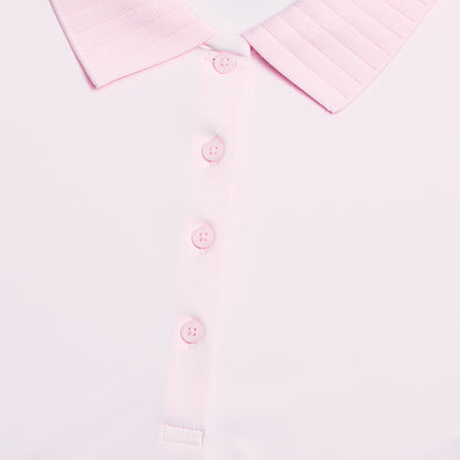 PLEATED COLLAR SILKY TECH NYLON SLEEVELESS POLO | G/FORE