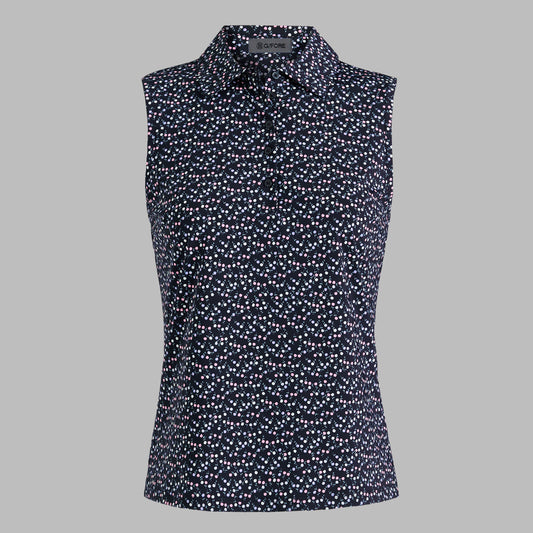 AYE POPPY SILKY TECH NYLON SLEEVELESS POLO | G/FORE