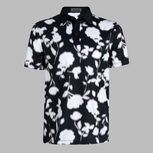 BLUR FLORAL TECH JERSEY POLO | G/FORE US