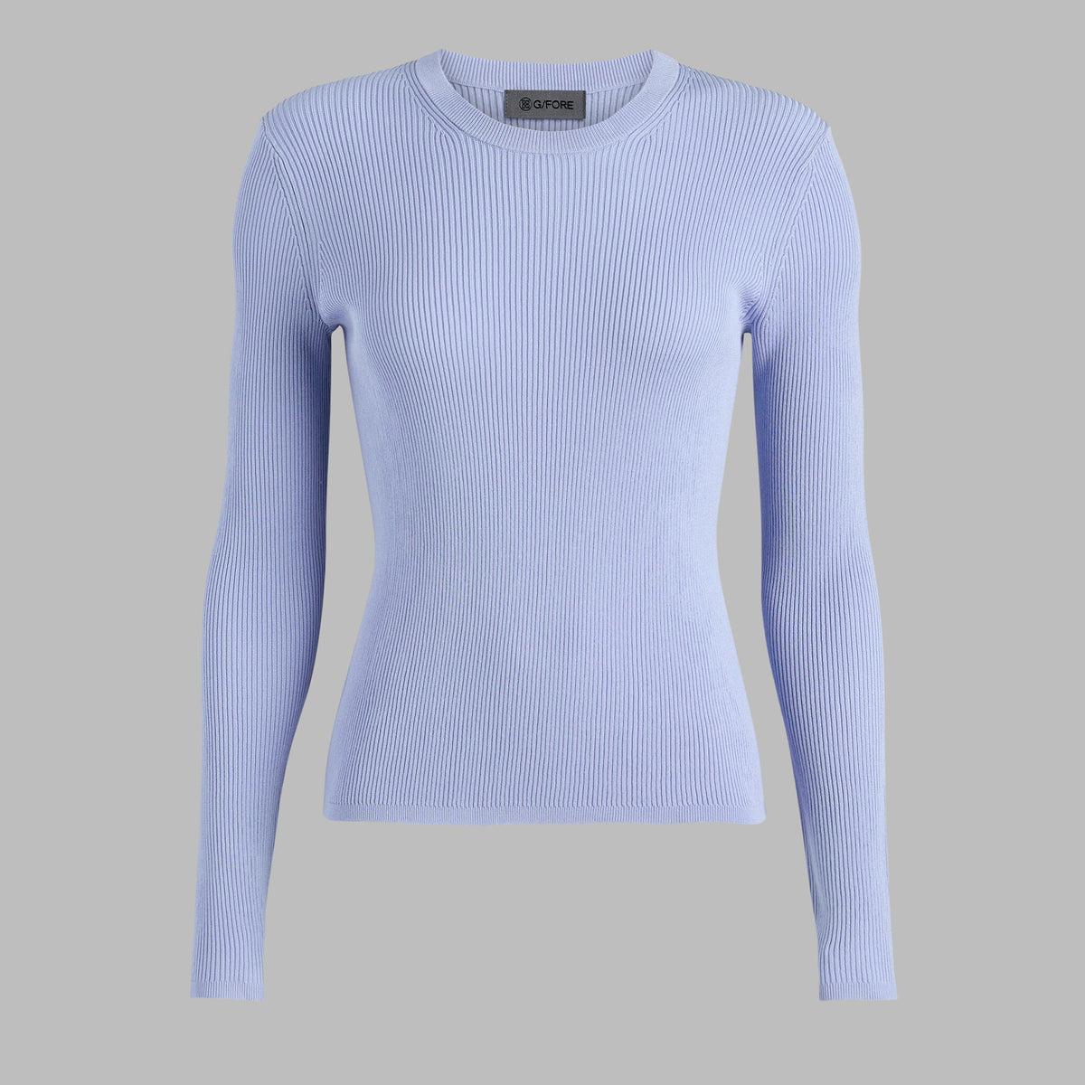 COTTON BLEND RIB KNIT FITTED TOP | G/FORE Discount