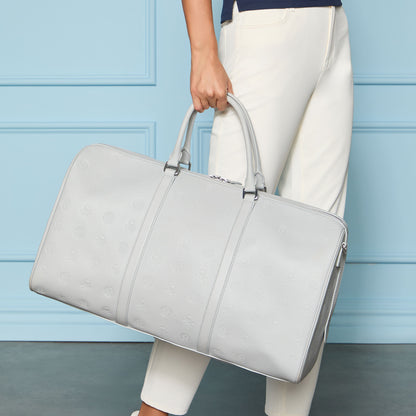 EMBOSSED SKULL & TEES LEATHER WEEKENDER | G/FORE On sale