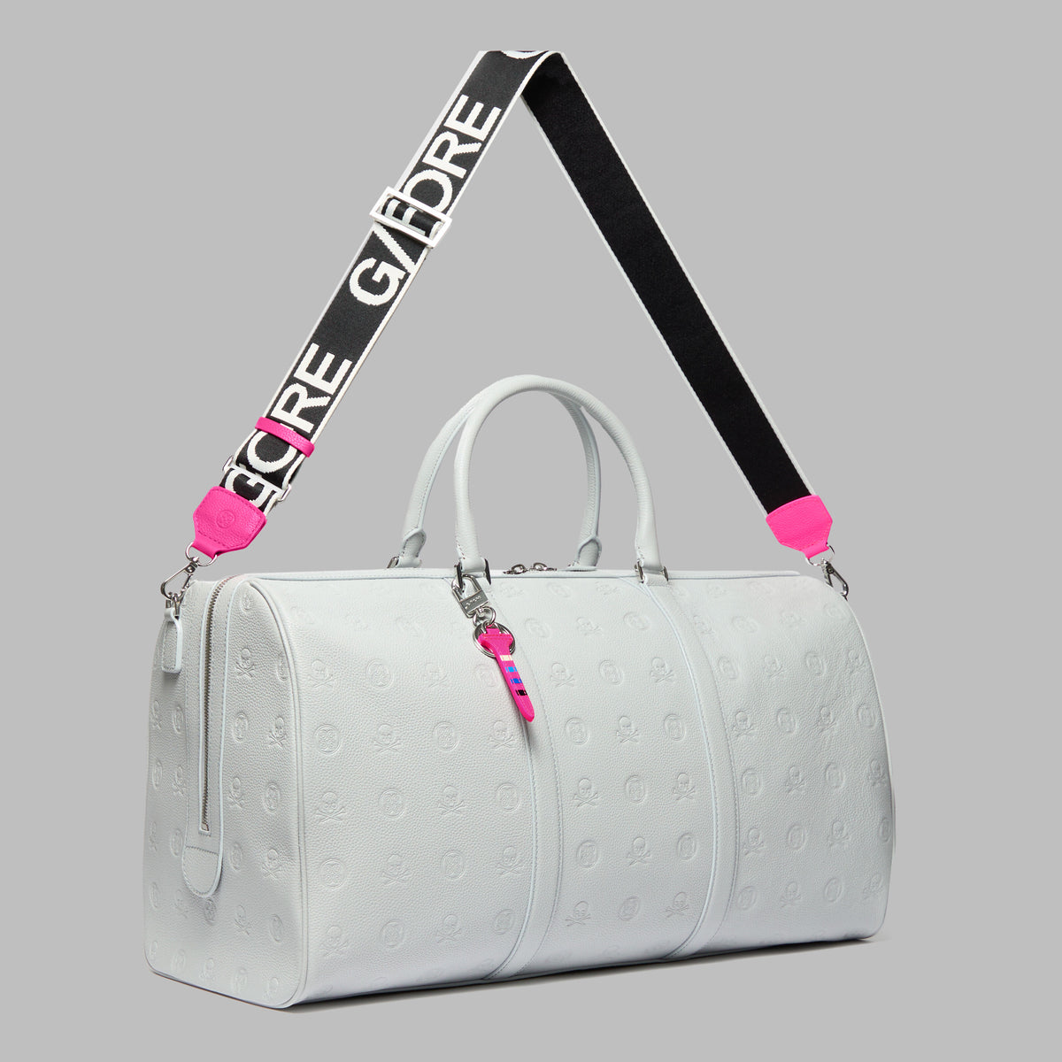 EMBOSSED SKULL & TEES LEATHER WEEKENDER | G/FORE On sale