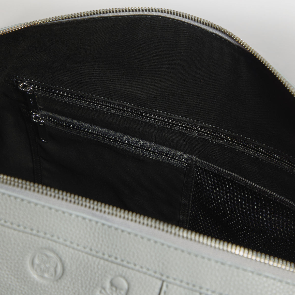 EMBOSSED SKULL & TEES LEATHER WEEKENDER | G/FORE On sale