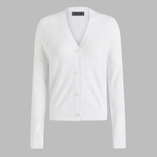 POINTELLE G SWEATER CARDIGAN | G/FORE Discount