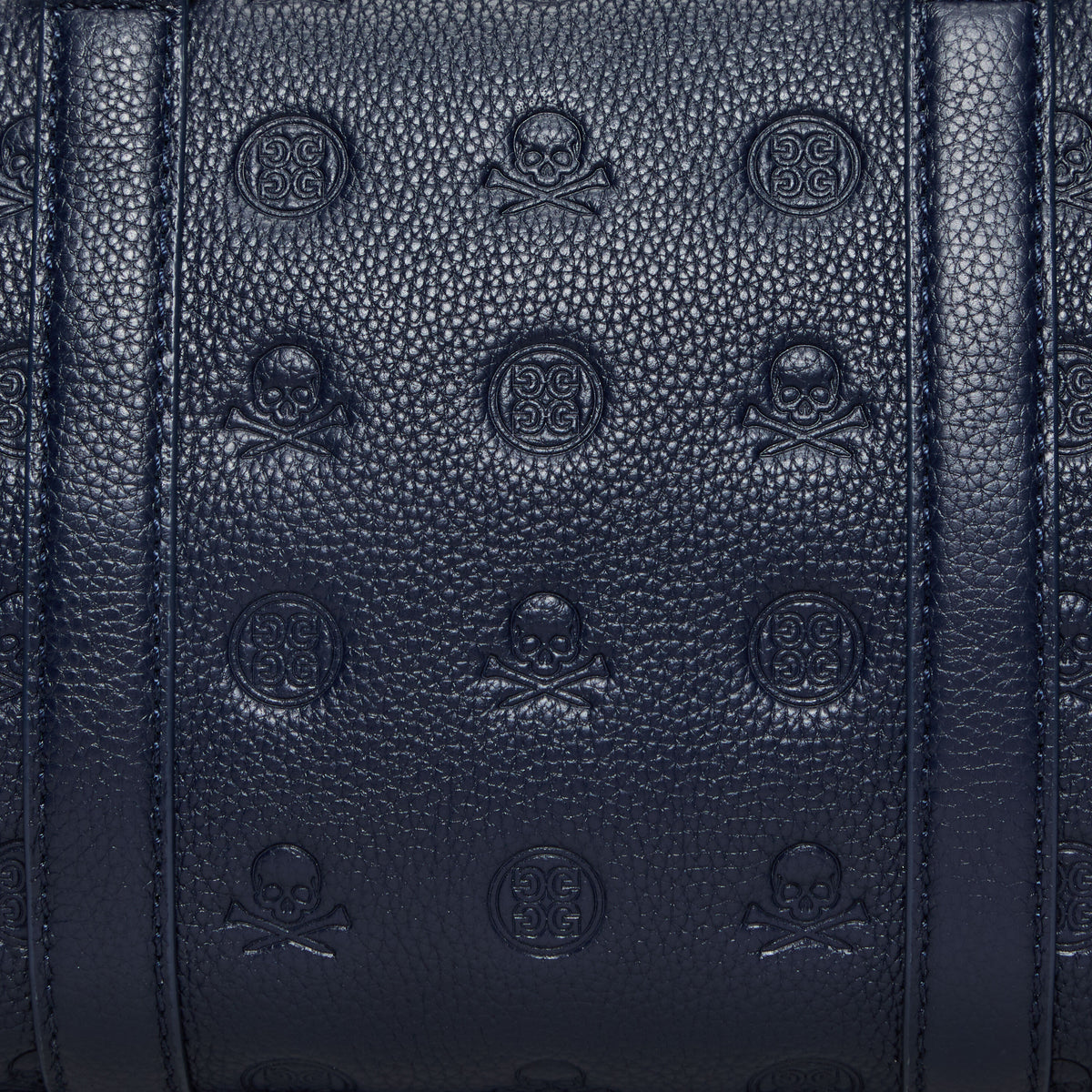 EMBOSSED SKULL & TEES LEATHER MINI DUFFEL CART BAG | G/FORE US