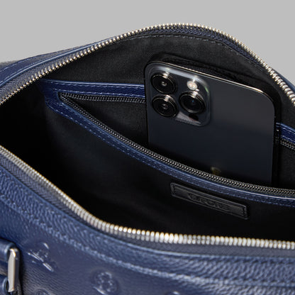 EMBOSSED SKULL & TEES LEATHER MINI DUFFEL CART BAG | G/FORE US