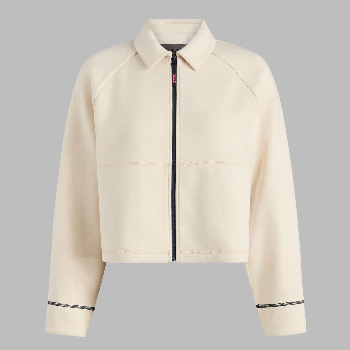 COZY DOUBLE KNIT CROPPED COLLARED JACKET | G/FORE Discount