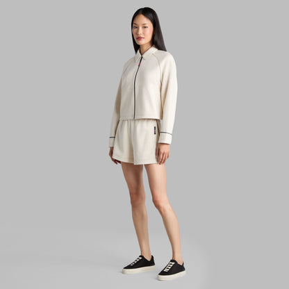 COZY DOUBLE KNIT CROPPED COLLARED JACKET | G/FORE Discount