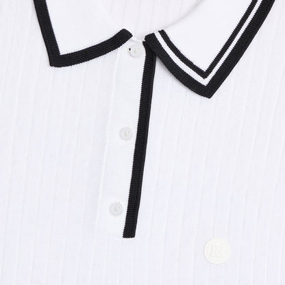 RIBBED KNIT SWEATER POLO | G/FORE