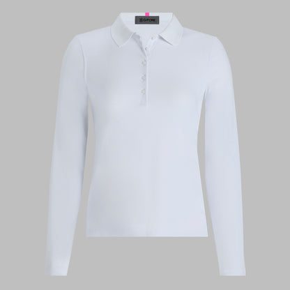 RIBBED TECH NYLON LONG SLEEVE POLO | G/FORE sale