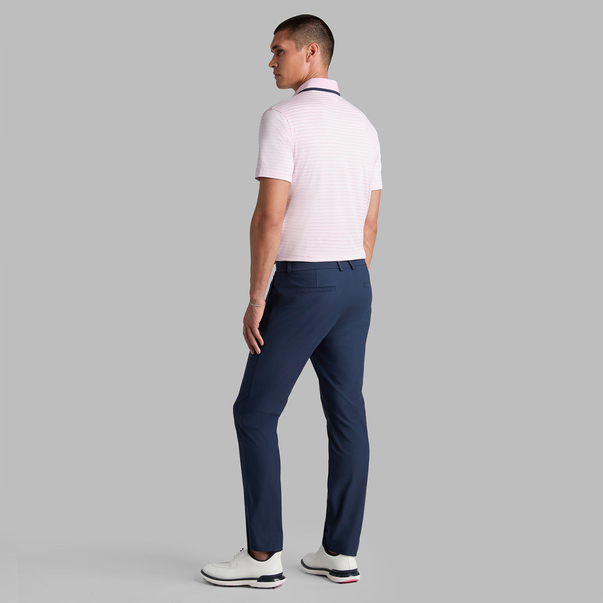 PERFORATED STRIPE JERSEY POLO | G/FORE Near me