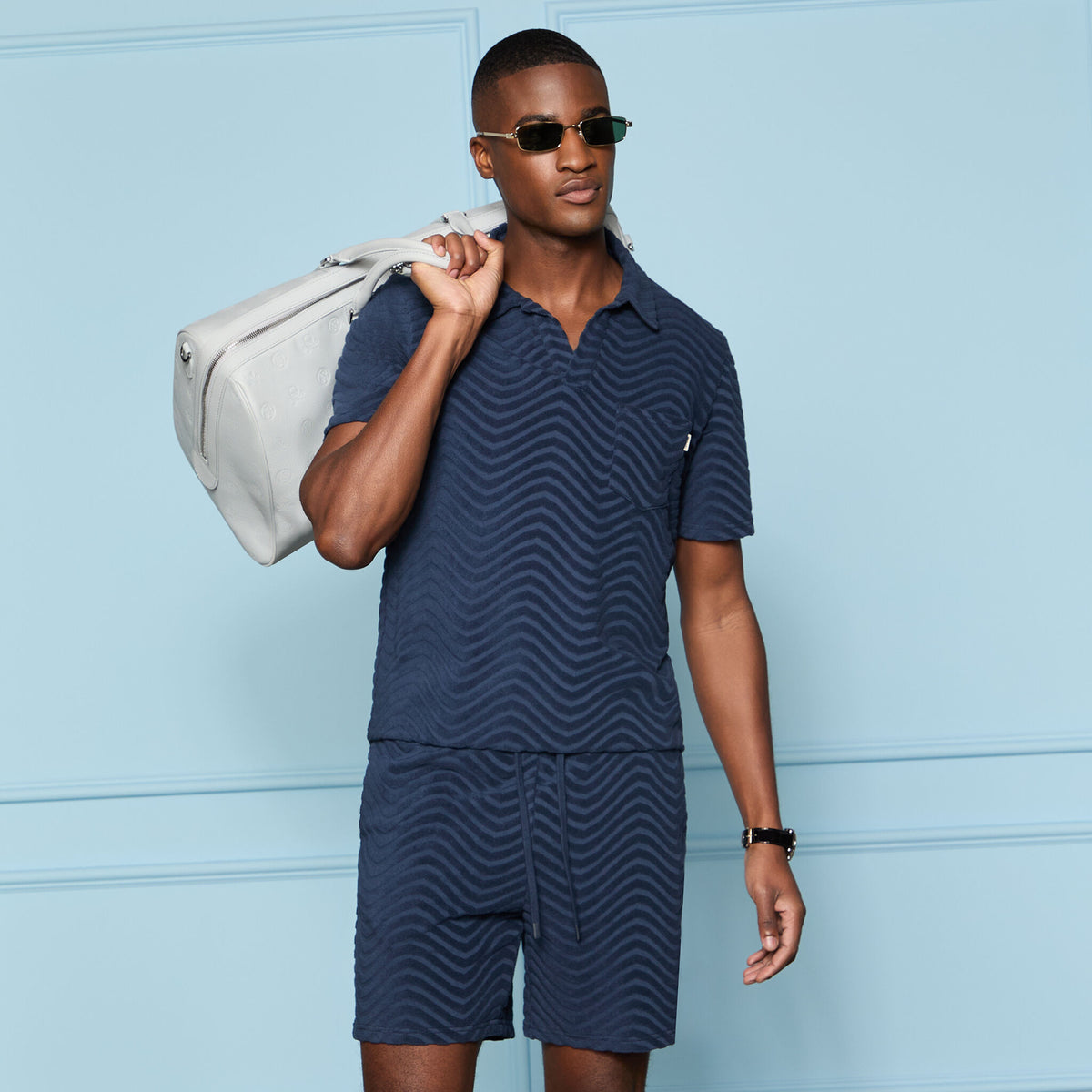 LTD RELEASE SWELL TERRY JACQUARD POLO | G/FORE sale