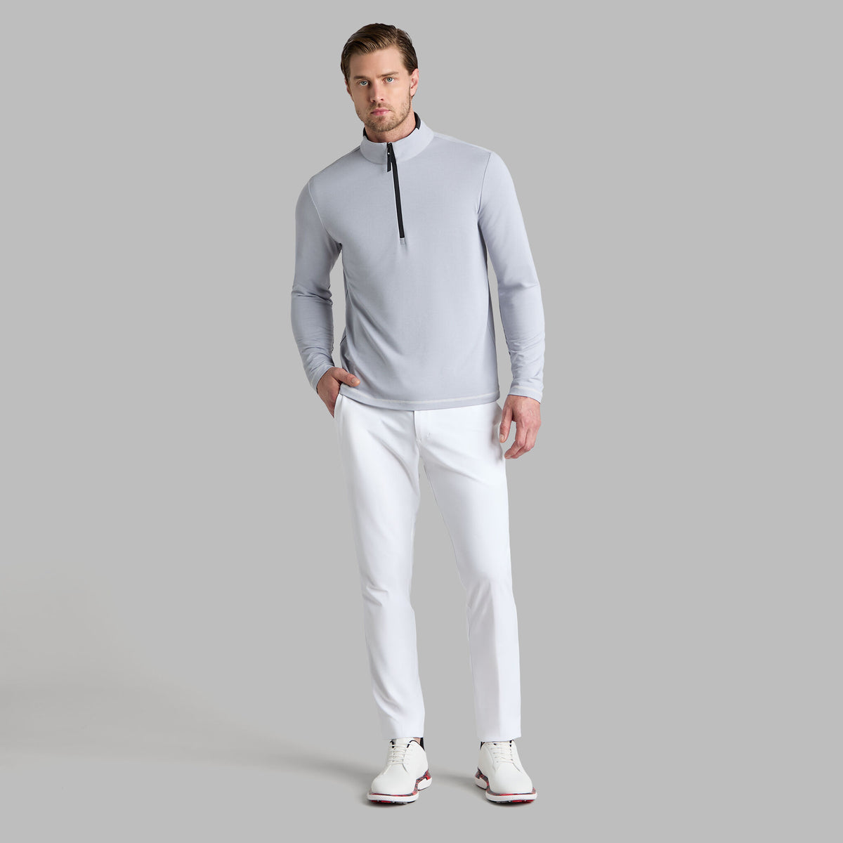 BRUSHED BACK TECH 1/4 ZIP PULLOVER |PULLOVERS & QUARTER-ZIPS |G/FORE | G/FORE Discount
