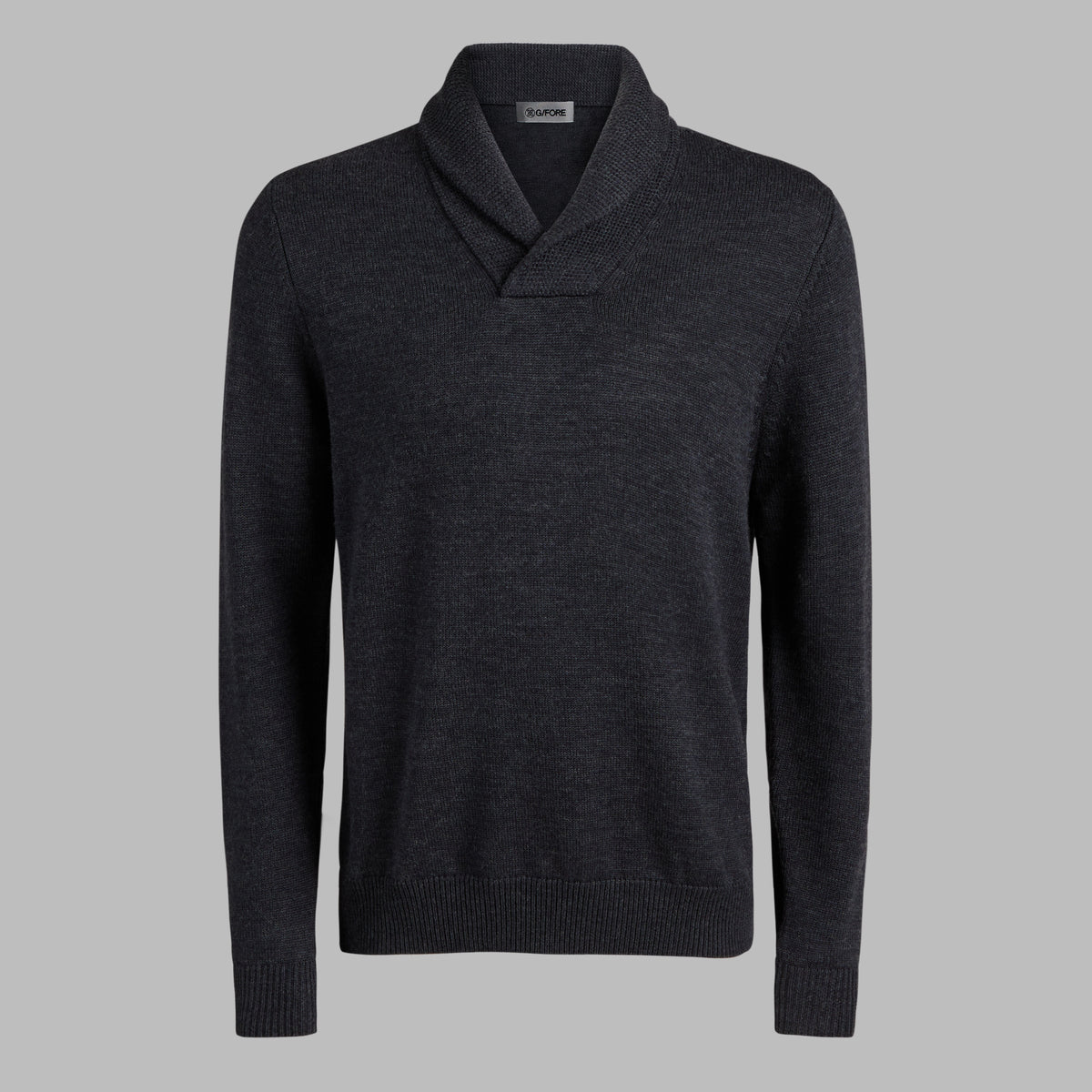 SHAWL COLLAR MERINO WOOL SWEATER | G/FORE sale