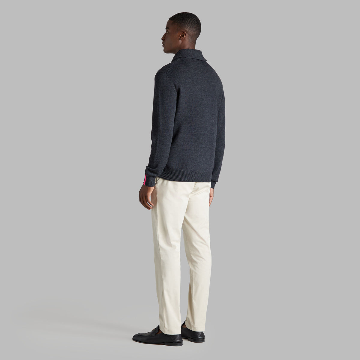 SHAWL COLLAR MERINO WOOL SWEATER | G/FORE sale