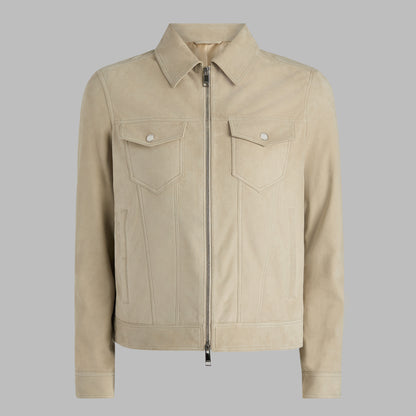 SUEDE TRUCKER JACKET | G/FORE Discount