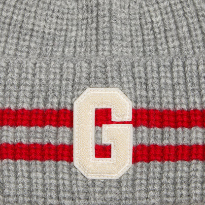 STRIPED IT LETTER G WOOL CASHMERE BEANIE | G/FORE sale