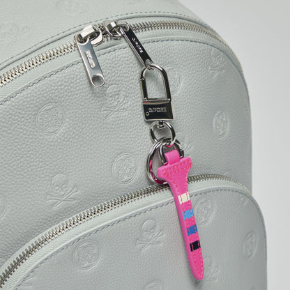 EMBOSSED SKULL & TEES LEATHER BACKPACK | G/FORE On sale