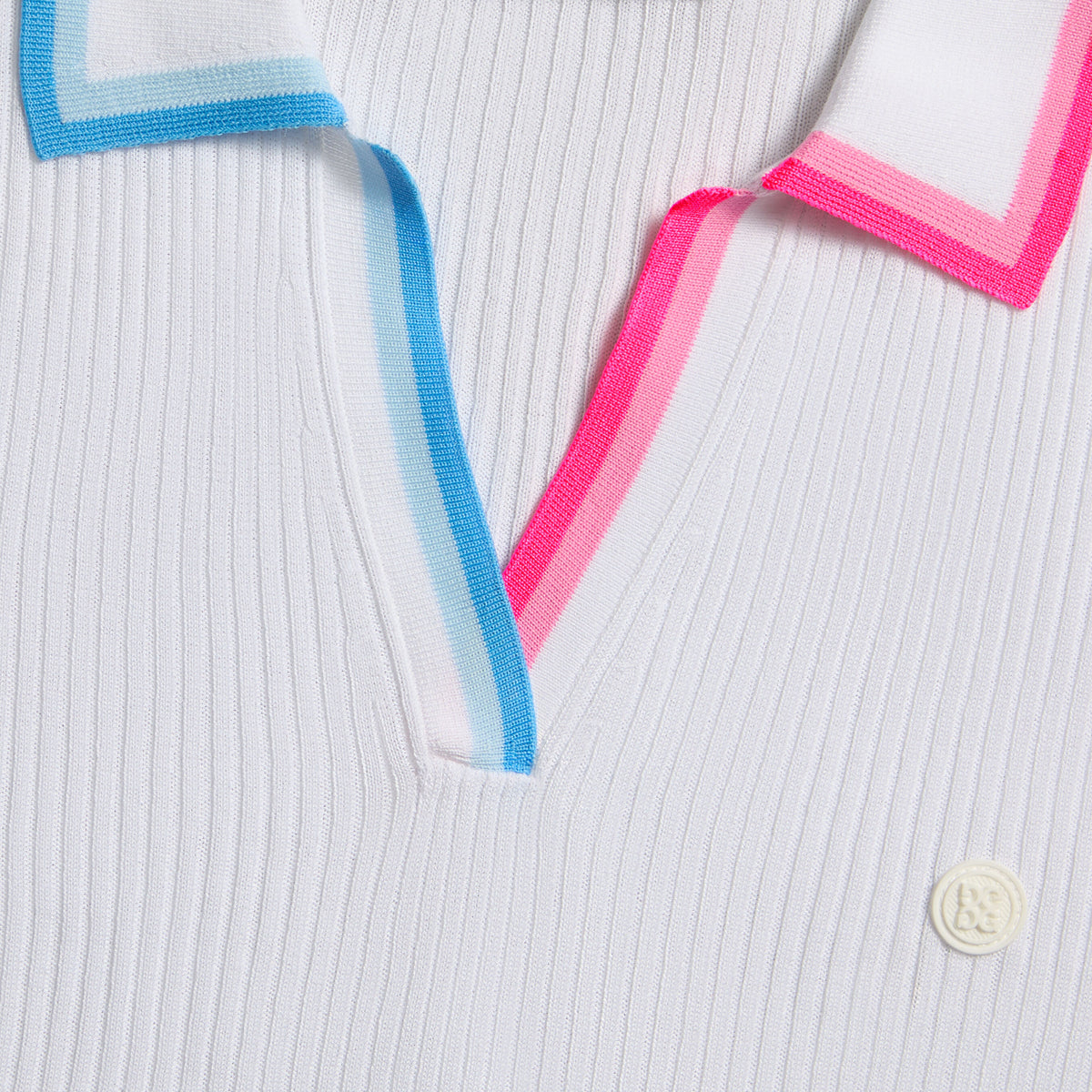 JOHNNY COLLAR COTTON BLEND RIB POLO | G/FORE For Sale
