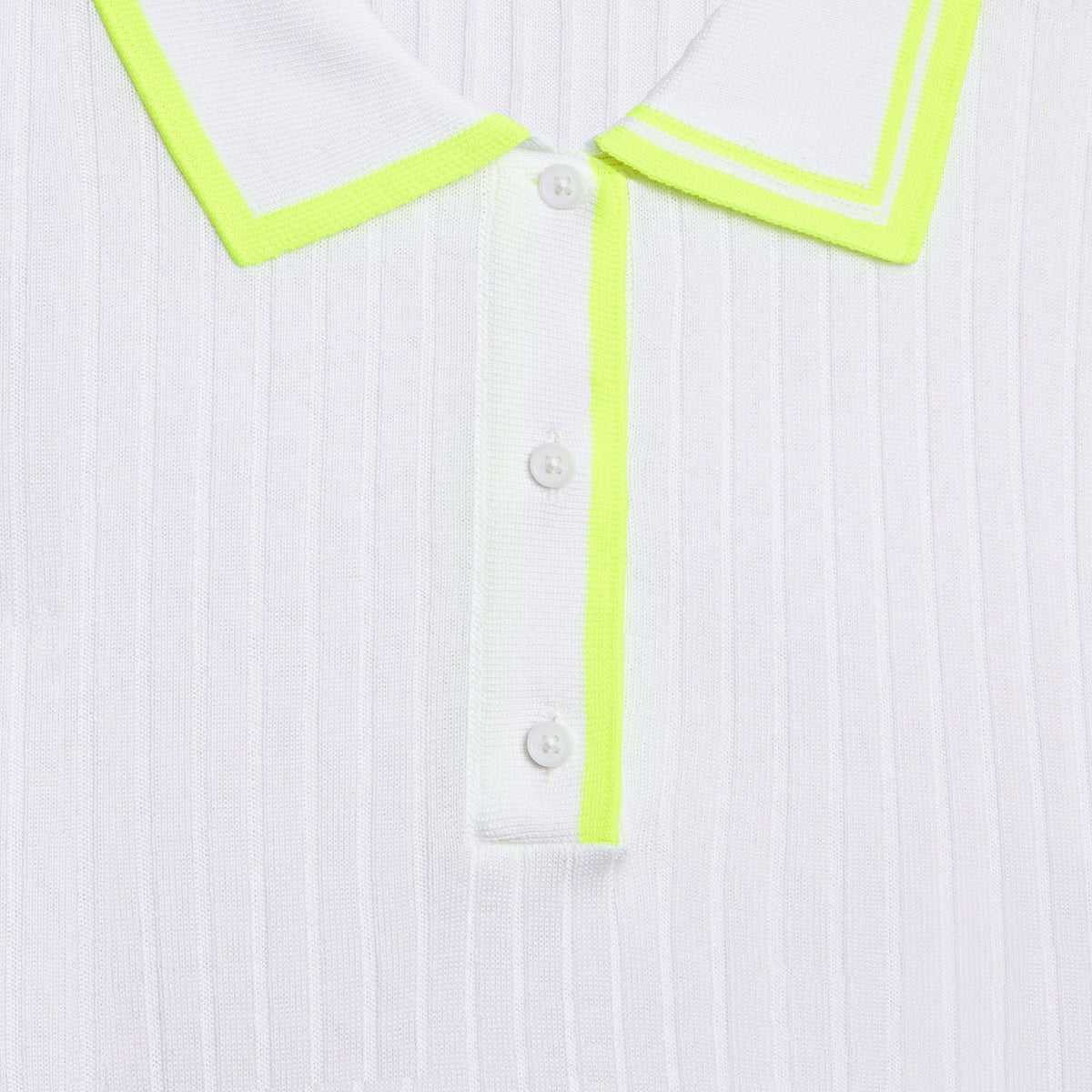 RIBBED KNIT LONG SLEEVE POLO SWEATER | G/FORE New