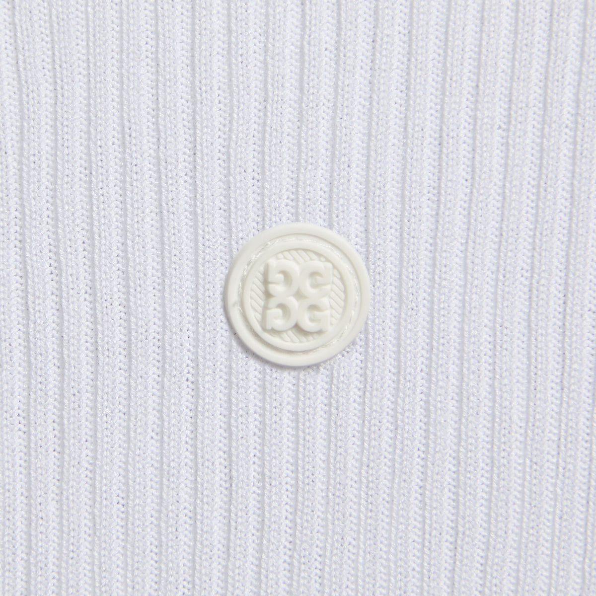 COTTON BLEND RIB KNIT FITTED TOP | G/FORE Outlet
