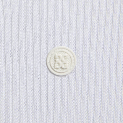 COTTON BLEND RIB KNIT FITTED TOP | G/FORE Outlet
