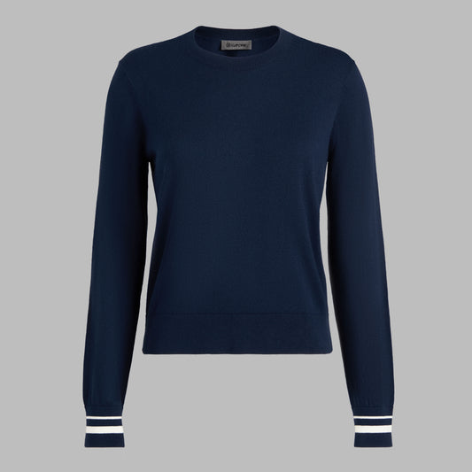 COOLING COTTON CREWNECK SWEATER | G/FORE On sale