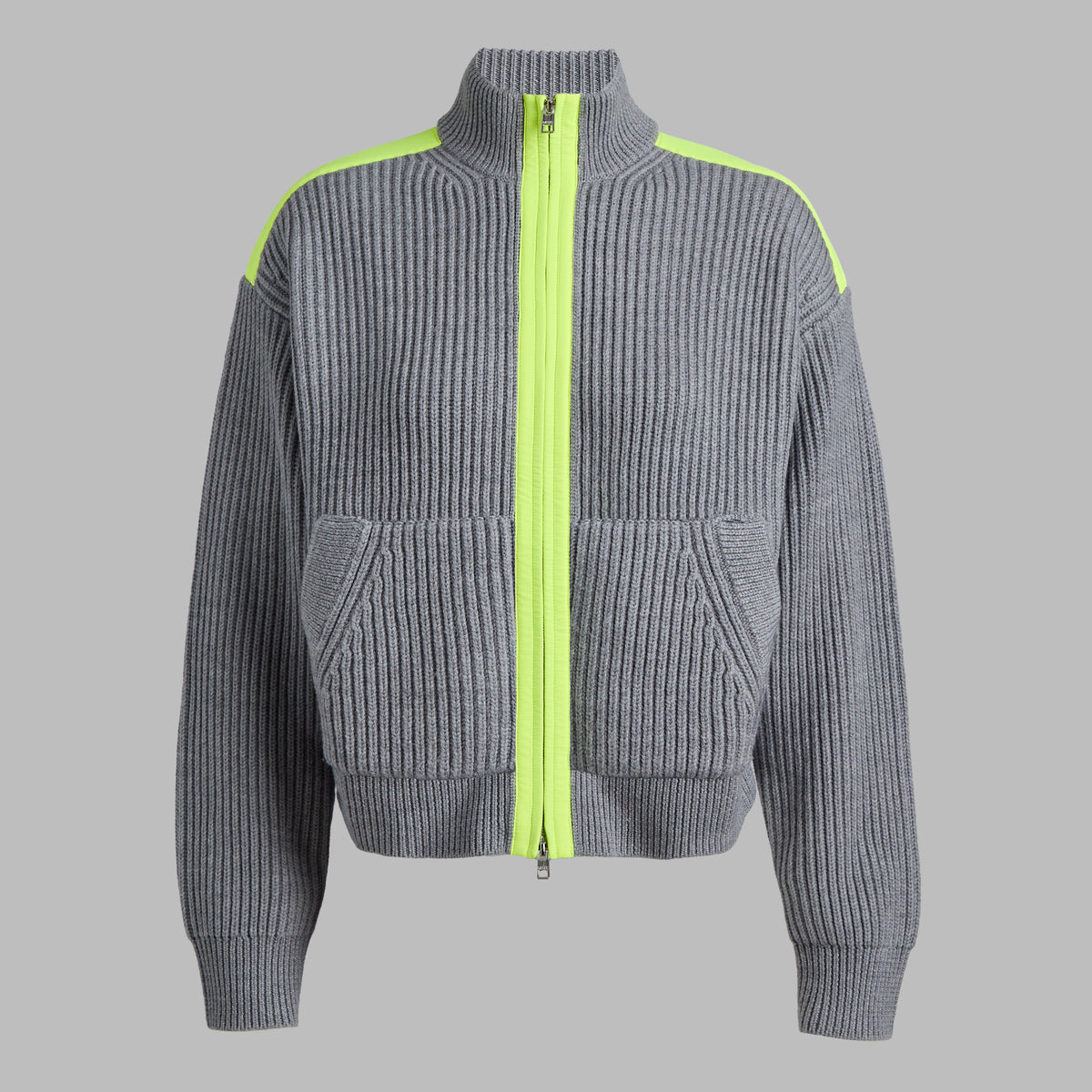 FUNNEL NECK MERINO WOOL SWEATER JACKET | G/FORE For Sale