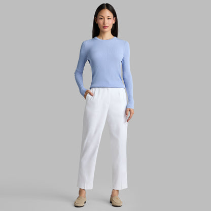 LTD RELEASE LINEN CROPPED PLEATED TROUSER | G/FORE US