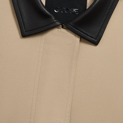 LTD RELEASE LEATHER COLLAR TRI-COTTON CROPPED JACKET | G/FORE Online