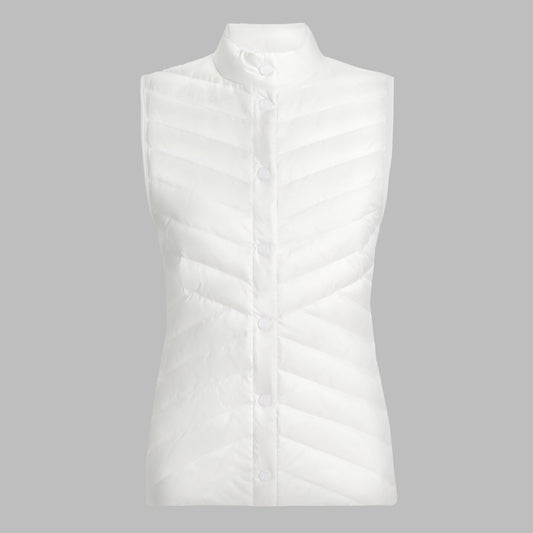 V-DOWN QUILTED STRETCH TECH INTERLOCK VEST | G/FORE New