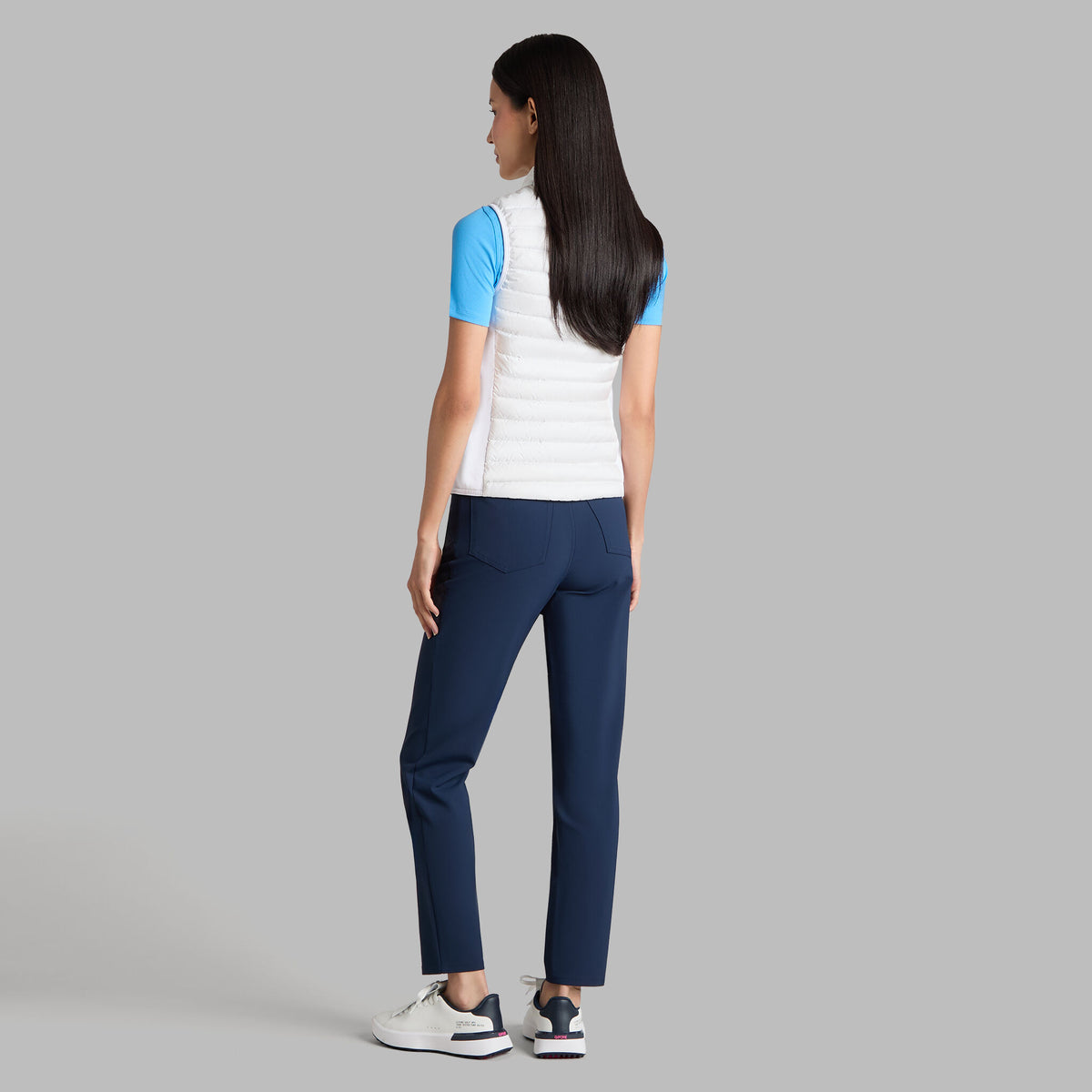 V-DOWN QUILTED STRETCH TECH INTERLOCK VEST | G/FORE New