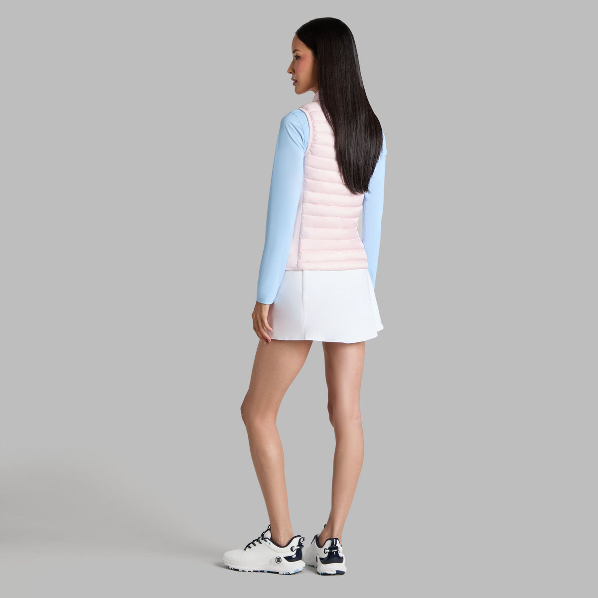 V-DOWN QUILTED STRETCH TECH INTERLOCK VEST | G/FORE