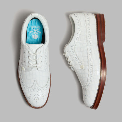 LTD RELEASE GALLIVANTER CROC-EMBOSSED LEATHER LUXE SOLE GOLF SHOE | G/FORE Outlet