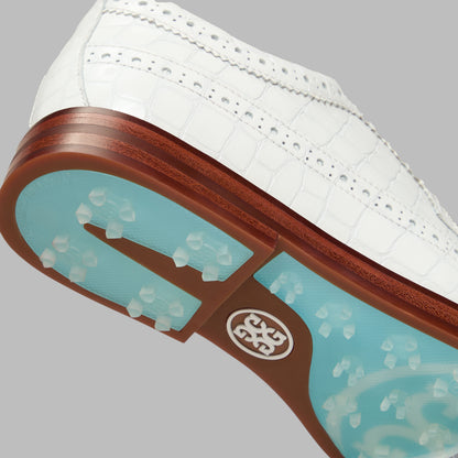 LTD RELEASE GALLIVANTER CROC-EMBOSSED LEATHER LUXE SOLE GOLF SHOE | G/FORE Outlet