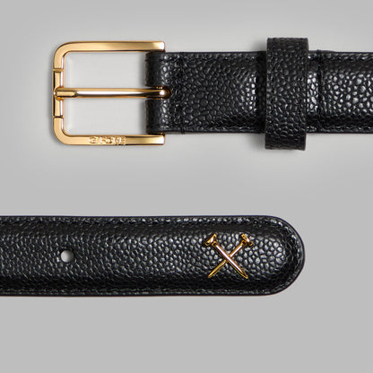 METAL TEES PEBBLE LEATHER BELT | G/FORE On sale