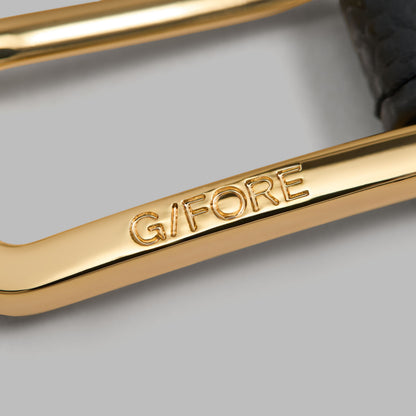 METAL TEES PEBBLE LEATHER BELT | G/FORE On sale