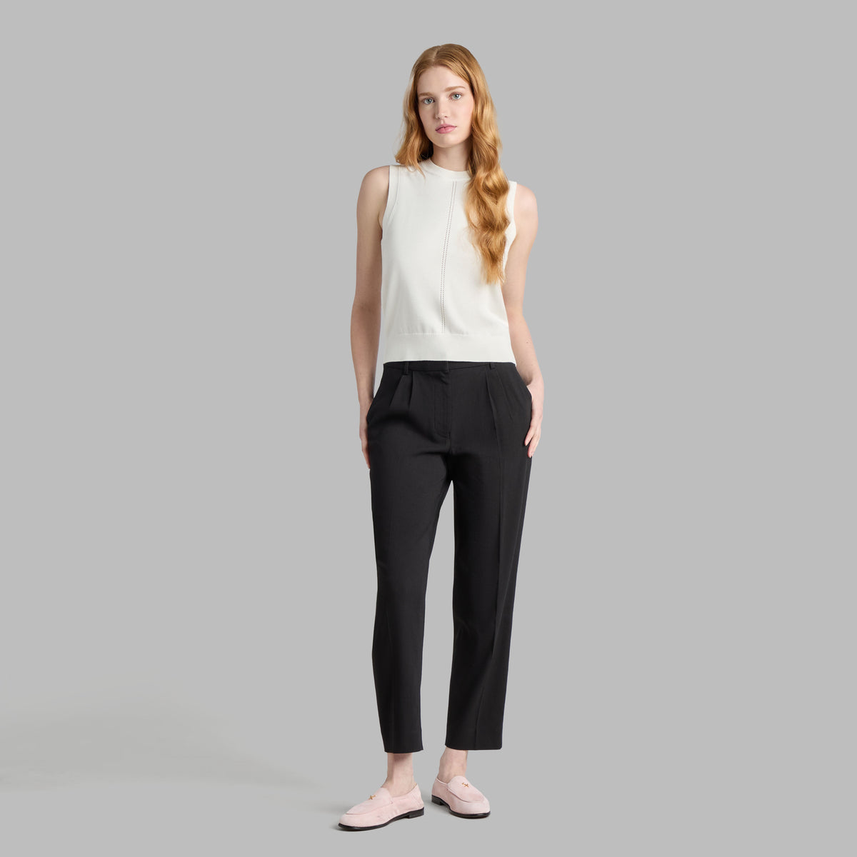 LTD RELEASE LINEN CROPPED PLEATED TROUSER | G/FORE sale